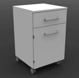 MODULO DE PIE MOVIL DE CAJON Y PUERTA DCHA 51X43X77